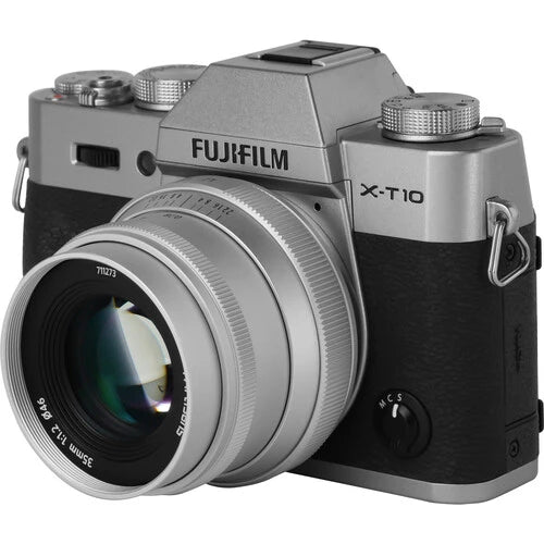 7Artisan 35mm F1.2 II Fuji FX Mount (Silver)