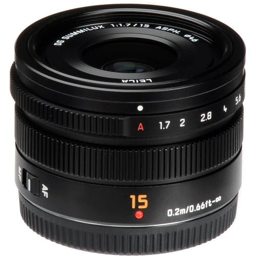 Panasonic Leica DG Summilux 15mm f1.7 ASPH Lens