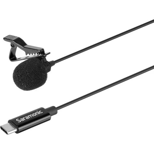 Saramonic LavMicro U3B Omnidirectional Lavalier Microphone with USB Type-C Connector for Android Devices