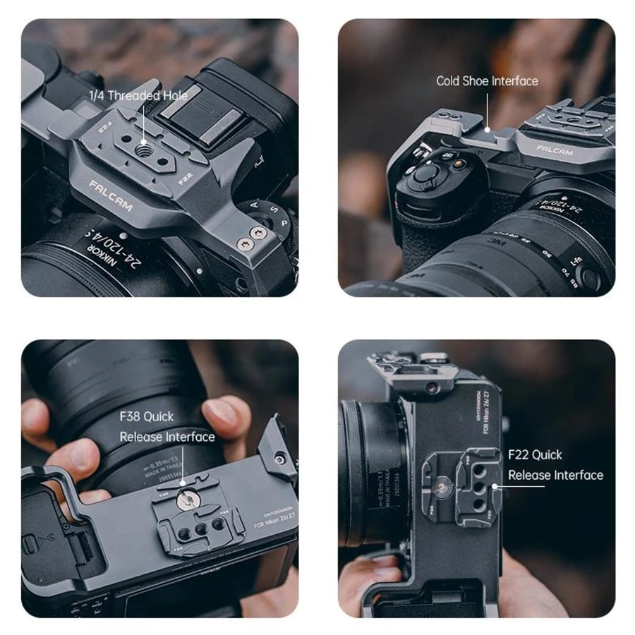 Falcam F22/F38 Nikon Quick Release Camera Cage (FOR Nikon Z6/Z7/Z6/Z7/Z5) 2636